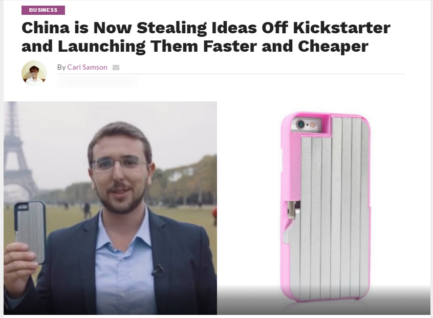 Every Innovator’s Fear: Someone Producing a Copy of Your Idea Faster & Cheaper