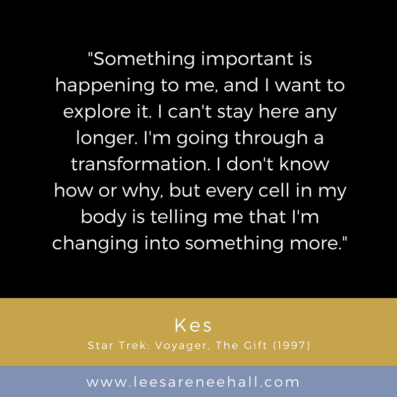 “I’m Changing Into Something More” – #Kes