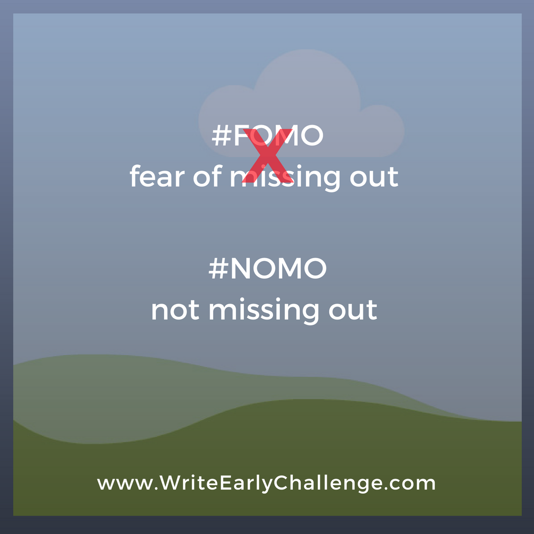 The #NOMOChallenge – Why I’m Doing It