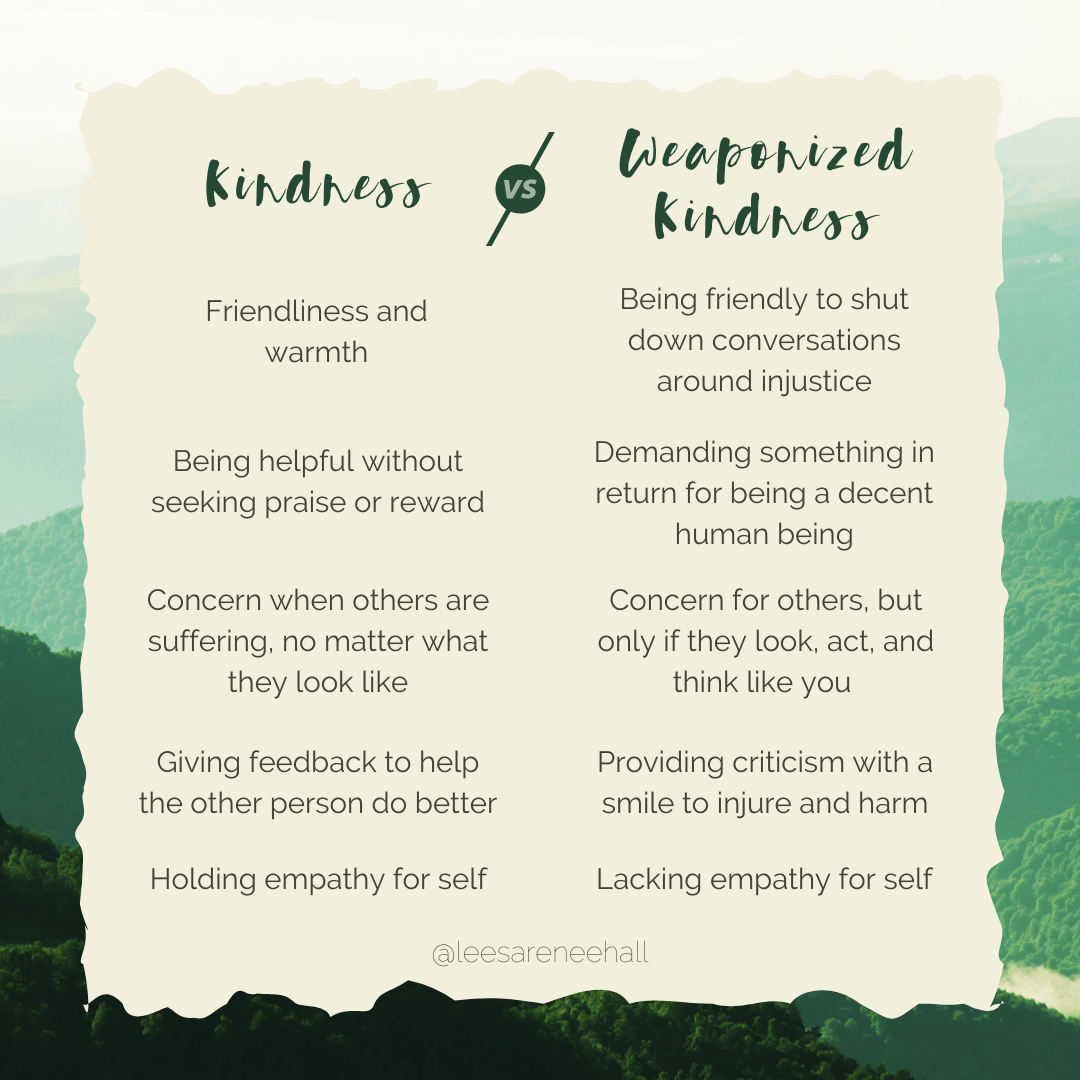 Kindness vs Weaponized Kindness: What’s the Difference?